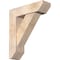 Ekena Millwork Traditional Slat Smooth Bracket w/ Offset Brace, Douglas Fir, 7 1/2"W x 26"D x 30"H BKT0806X26X30TRA06SDF - alternate 1